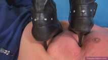 Daliah: the imprints of her boots and facestanding