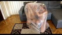 Bekki and Kelly - escape from clear plastic bag (video)