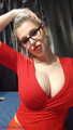Selfie time red boob top