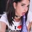 Hot skinny latina teen May playing an octopus dildo in her pussy