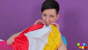 56 2 swim rings and Franka