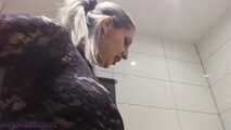 Nylon mistress pees on you
