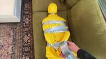 Myxxxy bound and gagged by an Intruder when she comes home after a walk in the rain