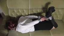 Aurora hogtied in boots 2/2