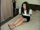 19 Yr OLD STUDENT BALL-GAGGED, RAWHIDE TIED & CALLING FOR HELP (D29-3)
