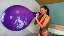 Blow2Pop purple TT17 *Happy Birthday* in red lingerie