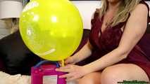 balloons size measurement 18inch *Globos Payaso* and Blow2Pop U16