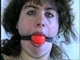 BALL-GAGGED & DROOLING WIDE EYED AMBER (D10-8)