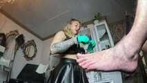I inject the slave's eggs with saline!