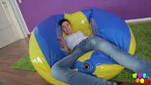 46 The biggest beach ball is for Franka