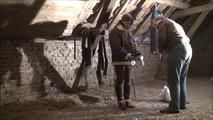 Video request Yvonne - Tied up in the attic part 2 of 5