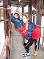 two of our archive girls in shiny nylon rainwear and bondage