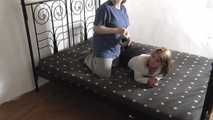 her first tapehogtie 1/3