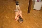 Ronja - Hogtied in the office
