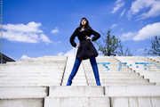 Blue Overknees vs. Blue Sky