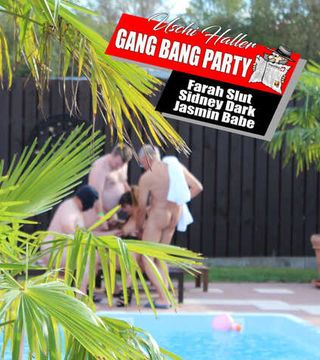 Produktionsfotos mit Sidney Dark, Jasmin Babe und Gastfrau Farah Slut
