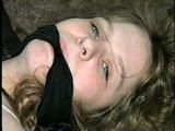 19 Yr OLD SINGLE MOM RONI HOG-TIED, CROTCH ROPED, CLEAVE GAGGED IN LINGERIE (D47-5)