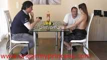 small titts and spit  second cam HD