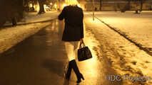 A Session with a chance acquaintance in the snow
