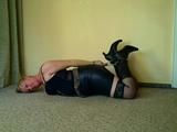 On the floor