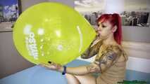 Blow2Pop yellow 18inch *globos payaso*