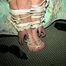 30 Yr OLD BBW SINGLE MOM IS HOG-TIED, WRAP TAPE GAGGED, BALL-TIED NAKED ON THE BED, CLEAVE GAGGED,  NYLON STOCKING FEET TIED AND TOE-TIED (D62-2)