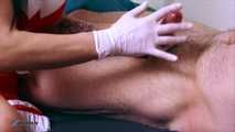 Krankenschwester Mia – Handjob mit Latexhandschuhen für den Patienten
