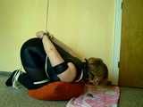 Kneeling and drooling