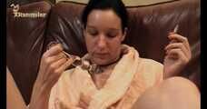 TRAILER - Pussy and rosette first spoiled with dildos and then licked -B-J 4K