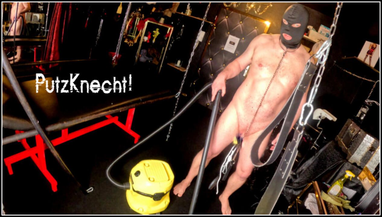 I'll pull your glans while vacuuming!