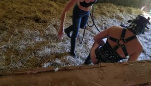 Ich und mein Pony im Stall 