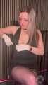 Hanna Engelss - Pussy massage with white gloves and black dildo
