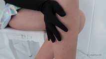 Long gloves and high heels