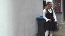 047014 Yassie Slips Up An Alley To Pee