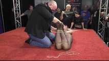 Bondage Challenge Stage at BoundCon XIII - Jim Hunter & Mr. Ogre vs. Elise Graves & Fayth on Fire