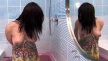 Olga's Tricky Bondage Game In The Shower Tub