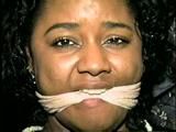 33 YEAR OLD BLACK NURSE GETS ACE BANDAGE CLEAVE & OTM WRAPPED GAGGED & HANDGAGGED (D48-14)