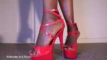 High heel JOI