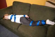 Sweet in White Socks and Blue Tape