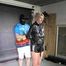 Myxxxy bound gagged and spanked in shiny nylon Shorts and Windbreaker. Mouth stuffed with panties and tapegagged.