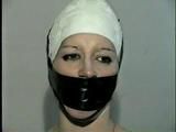 WRAP AROUND TAPE GAGGED, TIED TITS TAMARA (D11-9)