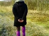Walking cuffed behind part 2