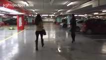 078069  Rachel Pees In The Parking Garage 