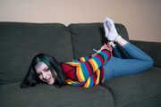 1067 Fetisha in Rainbow Jumper