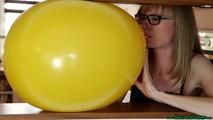 Ballon under Druck (ängstliche Marie)