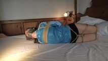 Watch Rachel Adams bound and gagged in shiny nylon Shorts and Windbreaker  