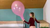 sexy overinflating pink TT17 unicorn with the footpump