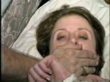 24 Yr OLD FRENCH GIRL HANDGAGGED, MOUTH STUFFED, WITH HANDS TIED (D40-11)