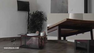 Mistress Nomi Melone smokes and pees on the toliett box Picture in picture