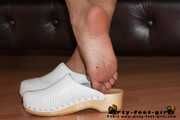 weiße Berkemann Clogs